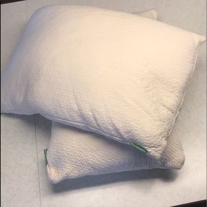 Two Avocado non-toxic organic cotton pillows standard size.
